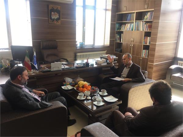 دیدار نماینده مردم بناب در مجلس با سرپرست اداره کل ICT آذربایجان‎شرقی