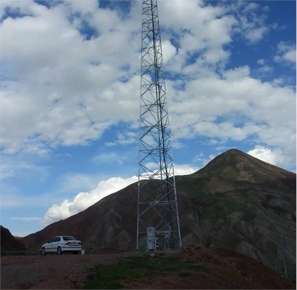 بهره مندی اهالی روستای تازه کند نهند شهرستان هریس از پوشش تلفن همراه