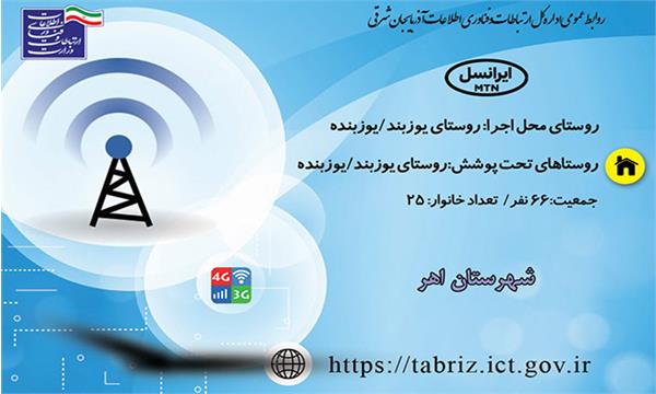 این روستا به اینترنت نسل سوم و چهارم(3G/4G) مجهز شد