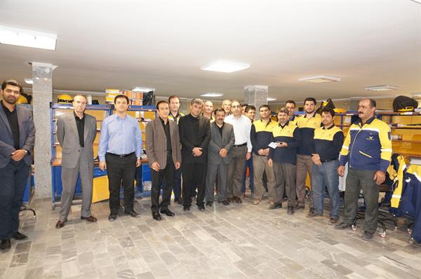 دیدار مدیر کل ICT استان آذربایجان شرقی با کارکنان ناحیه پستی شهید باکری تبریز