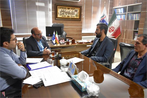 دیدار مدیر کل ارتباطات و فناوری اطلاعات استان با مدیر کل پدافند غیر عامل استانداری