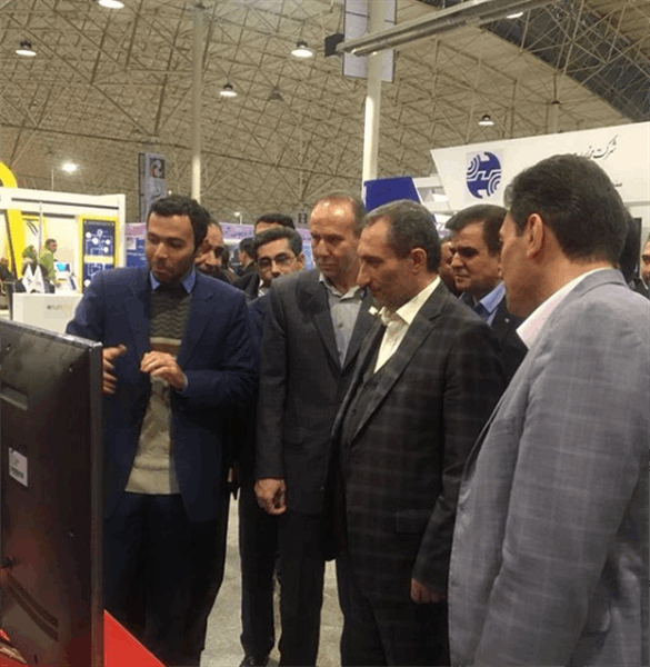 بازدید فرماندار تبریز از زون ارتباطات و فناوری اطلاعات نمایشگاه ربع رشیدی