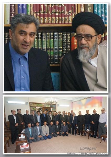 دیدار مدیران کل و همکاران حوزه ICT استان آذربایجان شرقی با حجت الاسلام والمسلمین دکتر آل هاشم نماینده ولی فقیه در استان و امام جمعه تبریز
