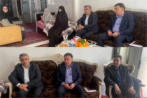 تجدید میثاق خانواده ارتباطات آذربایجان شرقی با آرمان‌های شهدا در آستانه عید قربان