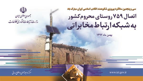 با سخنرانی وزیر ارتباطات و فناوری اطلاعات: 37 روستای زیر 20 خانوار استان آذربایجان شرقی به شبکه تلفن سراسری متصل شدند.