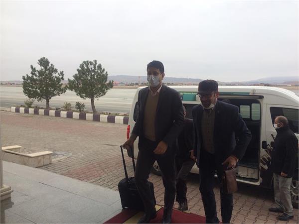 معاون نوآوری و فناوری وزارت ارتباطات با استقبال مدیرکل ارتباطات و فناوری اطلاعات آذربایجان شرقی وارد تبریز شد