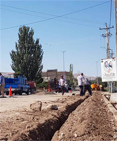 آغاز عملیات اجرایی پروژه فیبرنوری منازل و کسب و کارها در شهر شربیان استان آذربایجان شرقی