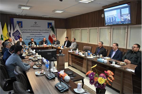 آیین افتتاح طرح های توسعه ارتباطات روستایی استان آذربایجان شرقی همزمان با سراسر کشور برگزار شد
