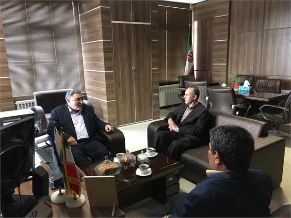 دیدار نماینده مردم کلیبر، هوراند و خداآفرین با سرپرست اداره کل ICT آذربایجان‎شرقی