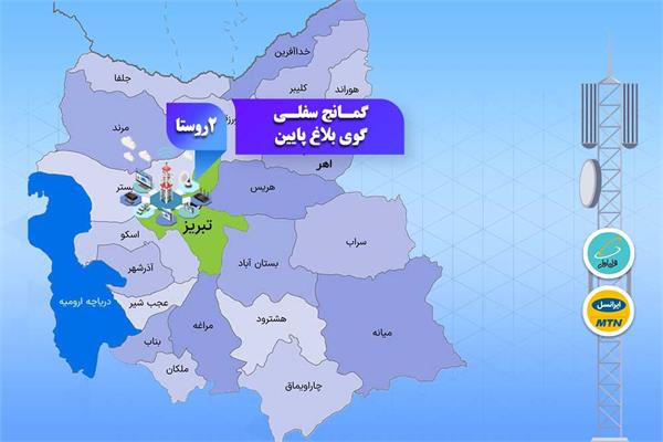 راه اندازی سایت جدید تلفن همراه در 2 روستای دیگر آذربایجان شرقی
